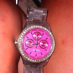 Fossil watch clear band